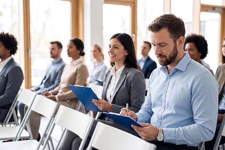 Business Seminar and Corporate Training Presentation Event