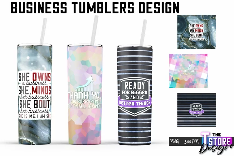 Business Tumblers Design | Business Quotes PNG Design v.2