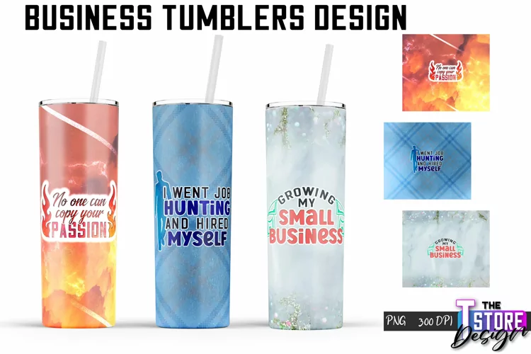 Business Tumblers Design | Business Quotes PNG Design v.2