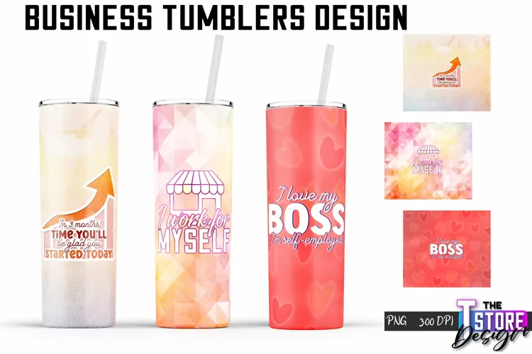 Business Tumblers Design | Business Quotes PNG Design v.1