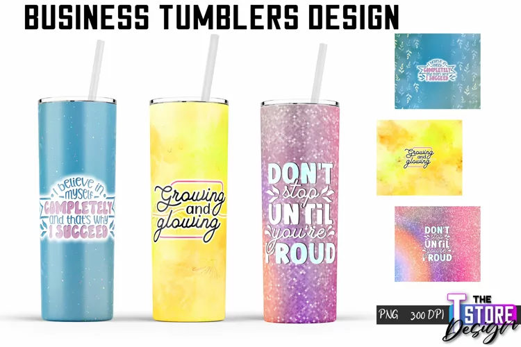 Business Tumblers Design | Business Quotes PNG Design v.1