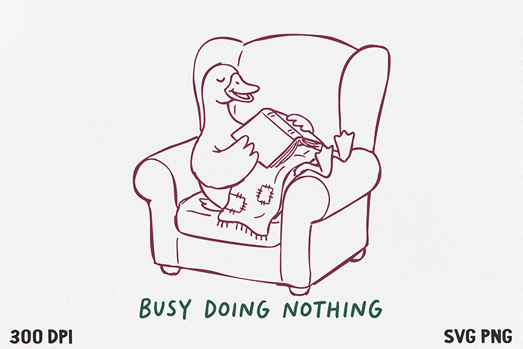 Funny Goose Quote SVG and PNG Design
