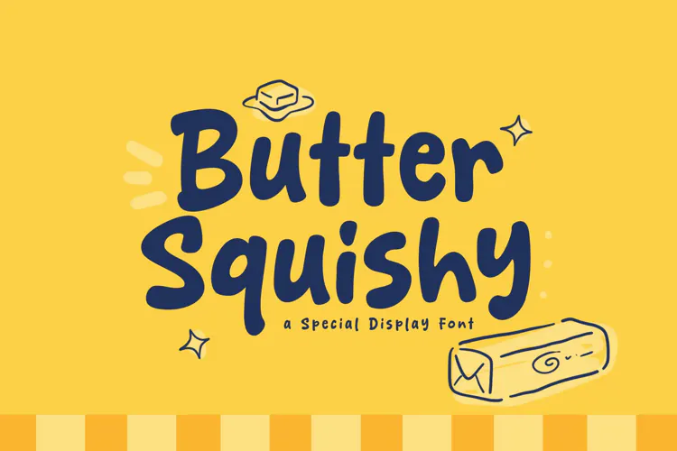 Butter Squishy - A Fun & Cozy Font