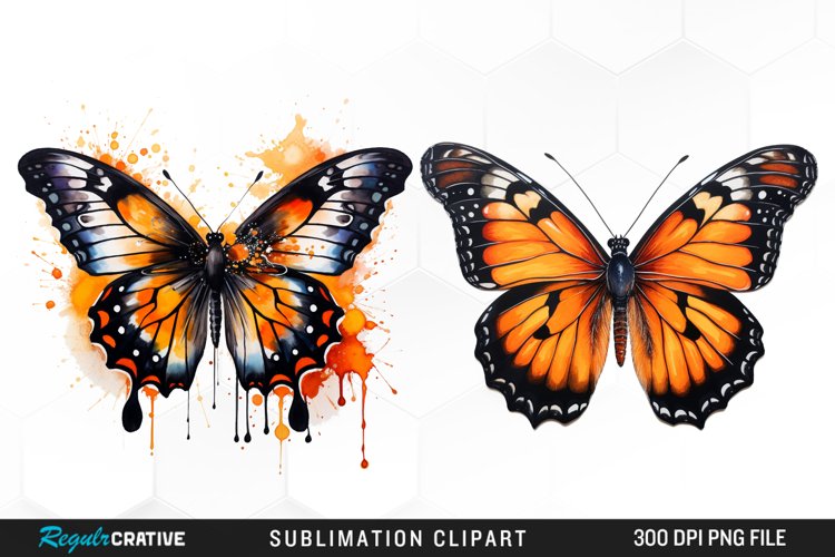 Pink Butterfly Clipart Image 18