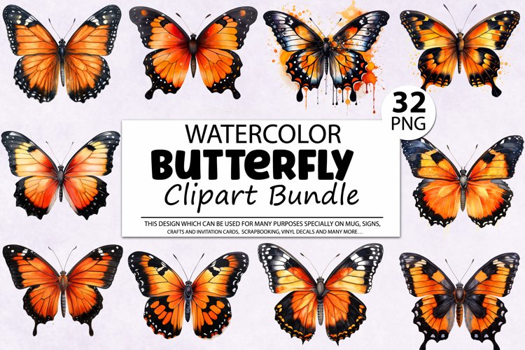 Pink Butterfly Clipart Image 3