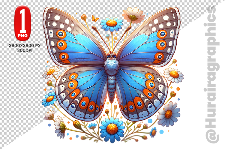 Butterflies Clipart - PNG File