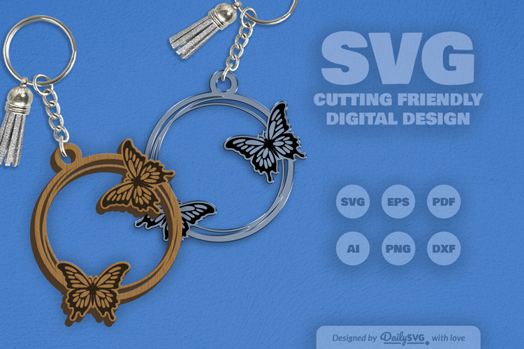 Acrylic Keychain Svg