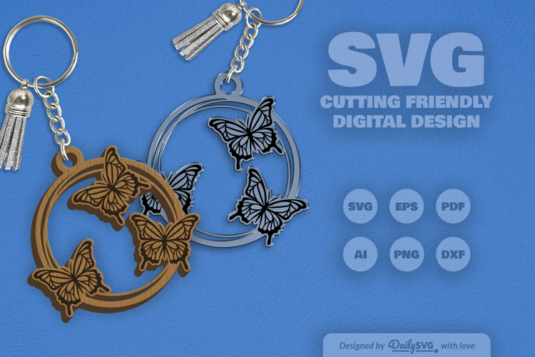 Acrylic Keychain Svg Image 24