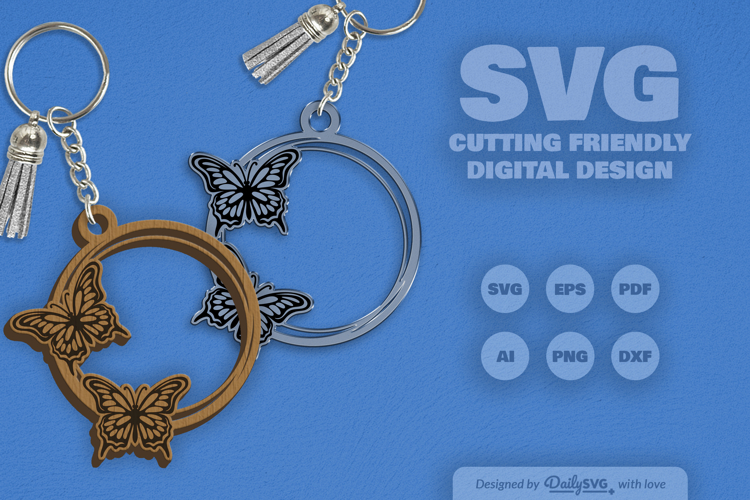 Acrylic Keychain Svg Image 23