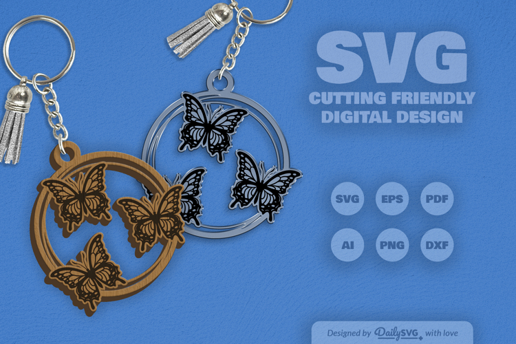 Acrylic Keychain Svg Image 22
