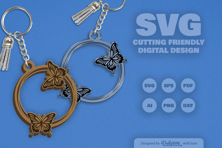 Acrylic Keychain Svg Image 20