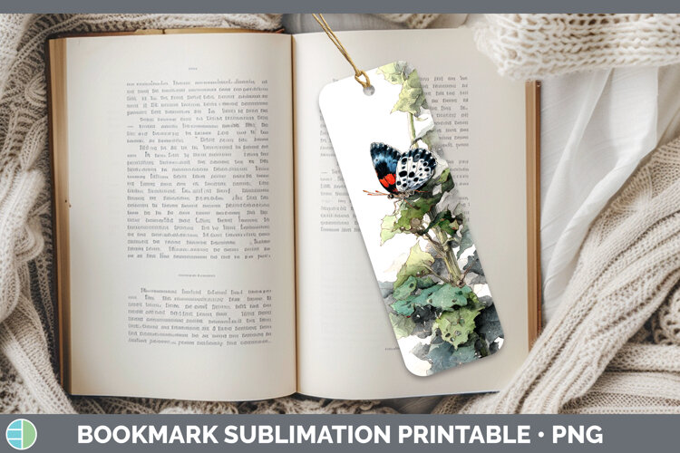 GorgeousButterflies Sketch Bookmark design.