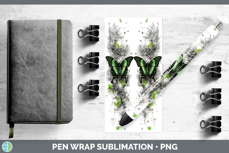 GorgeousButterflies Sketch Pen Wrap design.