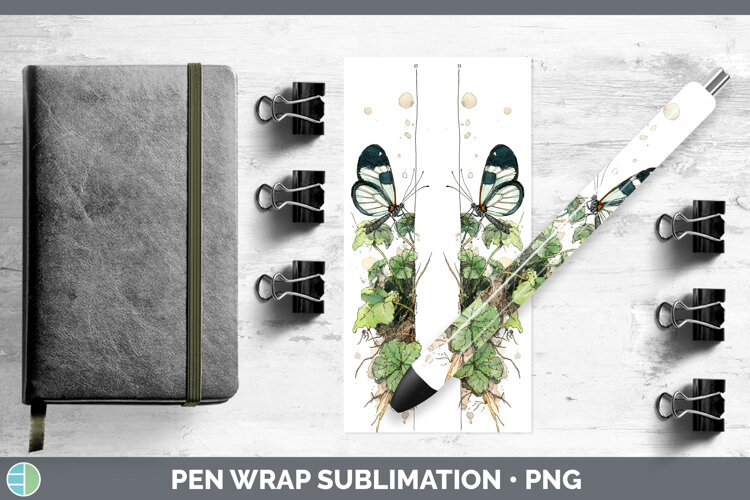 GorgeousButterflies Sketch Pen Wrap design.
