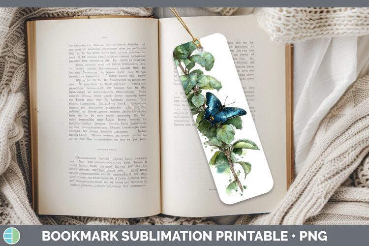 GorgeousButterflies Sketch Bookmark design.