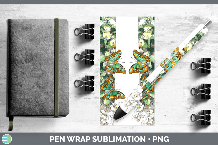 GorgeousButterflies Sketch Pen Wrap design.