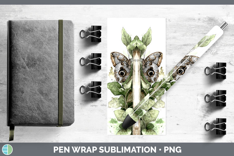 GorgeousButterflies Sketch Pen Wrap design.