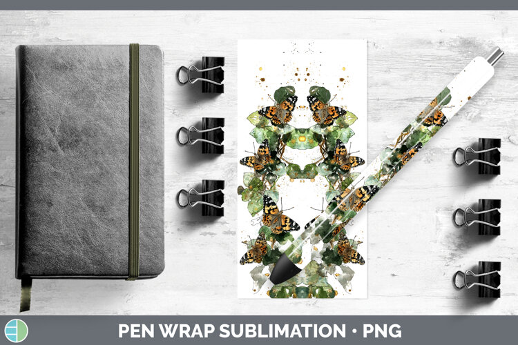 GorgeousButterflies Sketch Pen Wrap design.