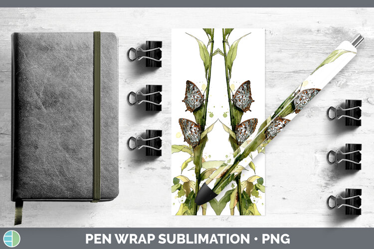 GorgeousButterflies Sketch Pen Wrap design.