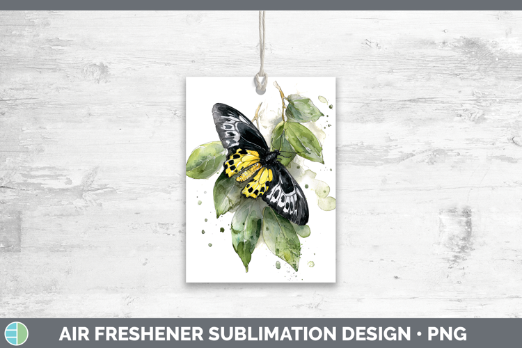 Rajah Brooke Birdwing Butterflies Sketch Air Freshener Subli