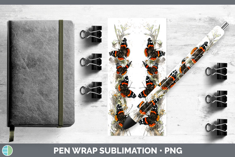 GorgeousButterflies Sketch Pen Wrap design.