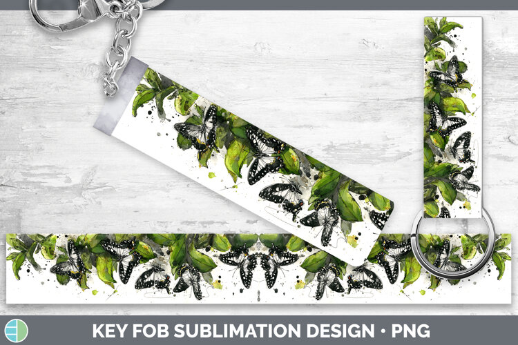 GorgeousButterflies Sketch Key Fob design.