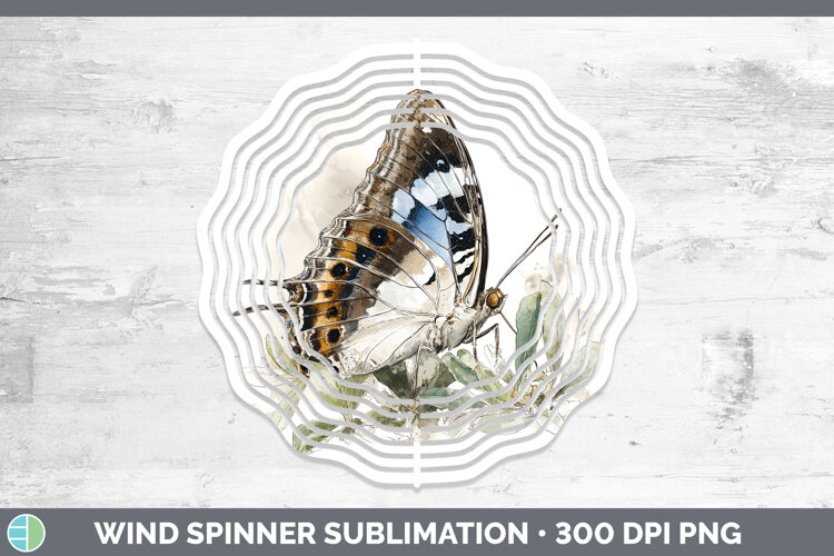 GorgeousButterflies Sketch Wind Spinner design.