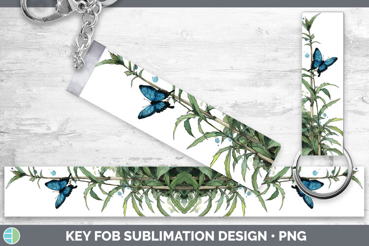 GorgeousButterflies Sketch Key Fob design.