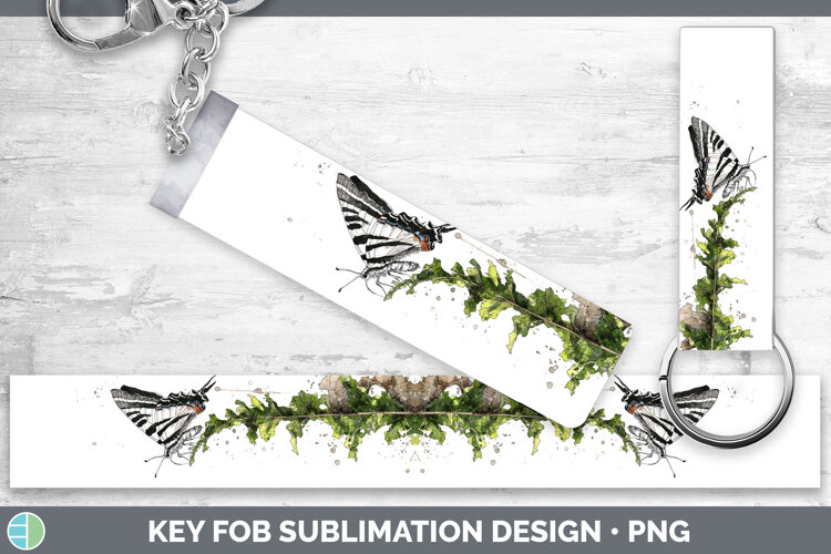 GorgeousButterflies Sketch Key Fob design.