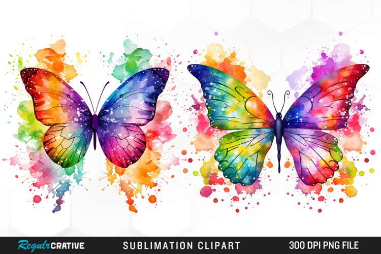 Pink Butterfly Clipart Image 2