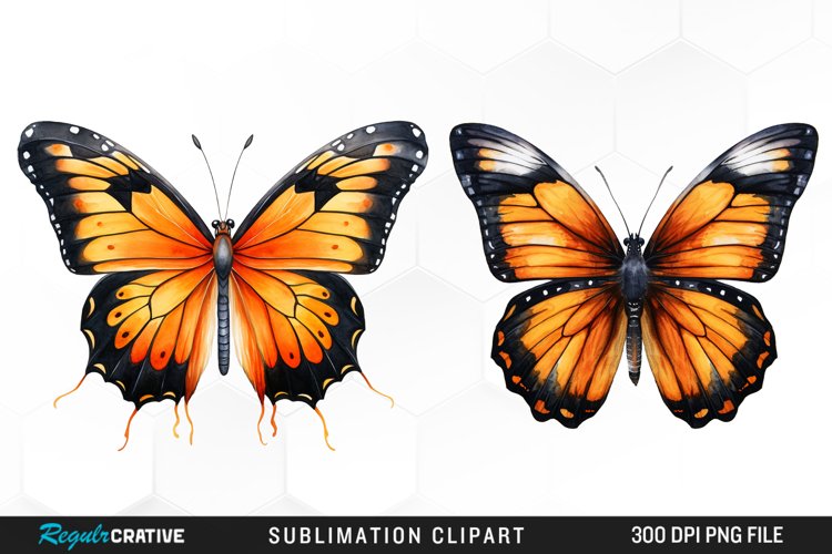 Pink Butterfly Clipart Image 8