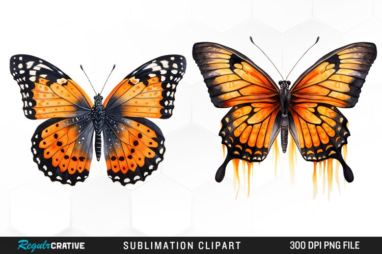 Pink Butterfly Clipart Image 6