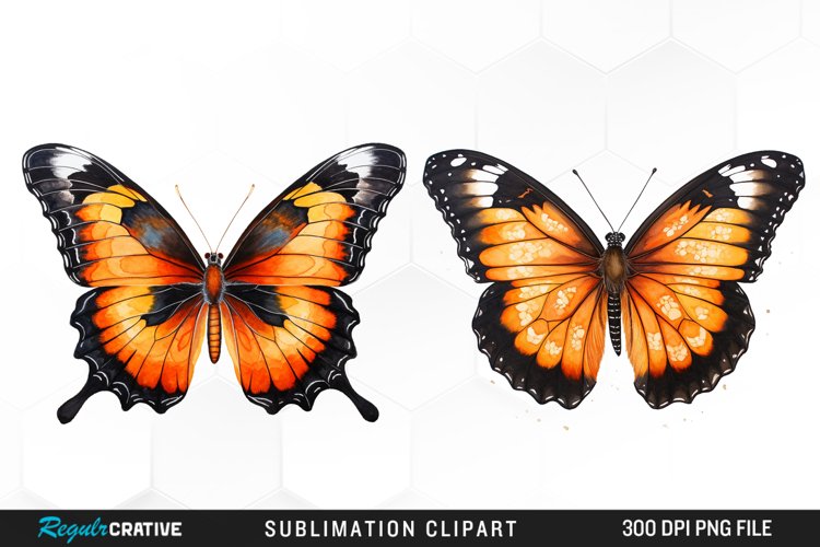 Pink Butterfly Clipart Image 13