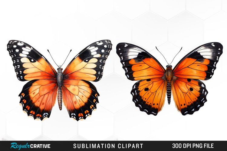 Pink Butterfly Clipart Image 12