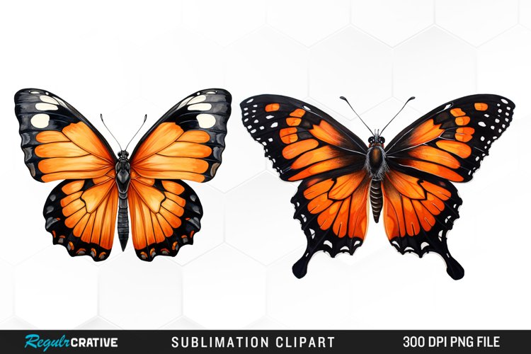 Pink Butterfly Clipart Image 10