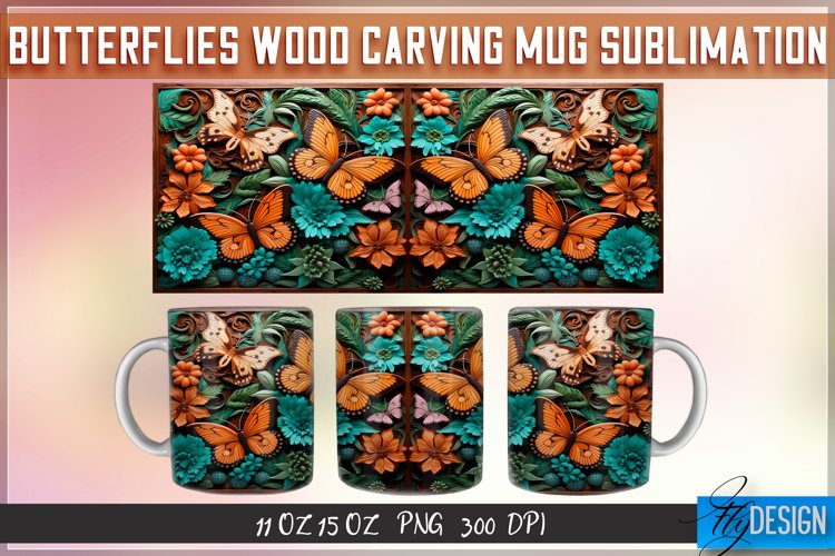 Butterfly Sublimation Designs Image 8
