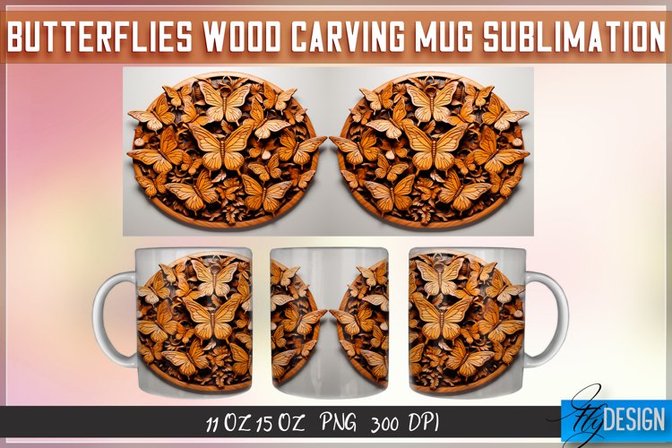 Butterfly Sublimation Designs Image 5