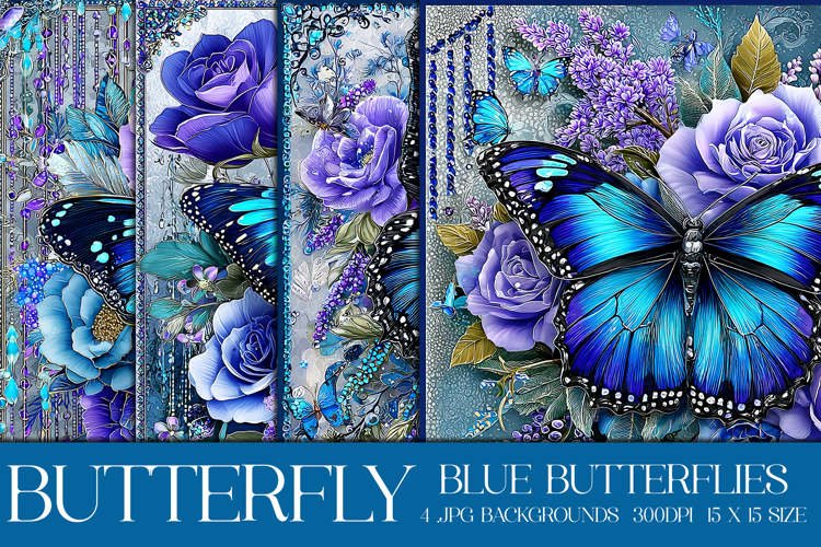 Butterfly Background, Butterfly Flowers Backgrounds, s10