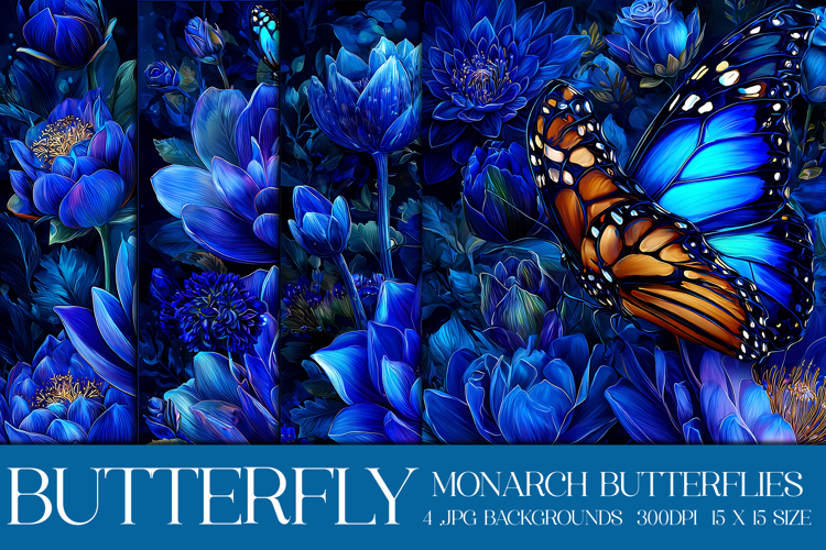 Butterfly Background, Butterfly Flowers Backgrounds, s6