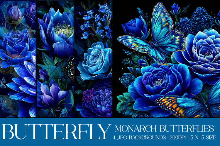 Butterfly Background, Butterfly Flowers Backgrounds, s8