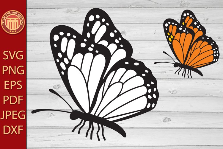 Monarch Butterfly Clipart Image 8