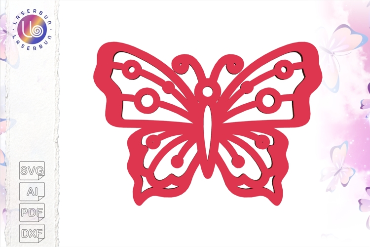 Versatile Butterfly SVG for Laser, Cricut, and Manual Use