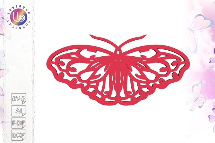 Butterfly Charm SVG for Cricut, Laser, Paper, and Wood Use