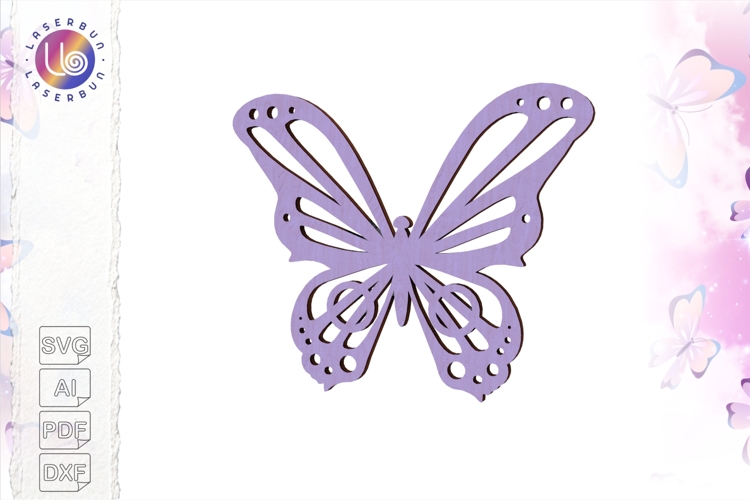 Butterfly SVG for Laser, Cricut Projects, and Decorations