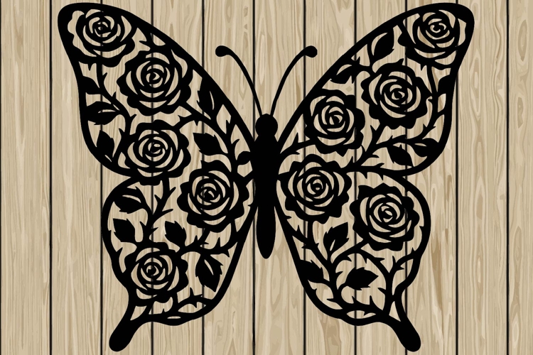 Silhouette Butterfly Svg Image 10