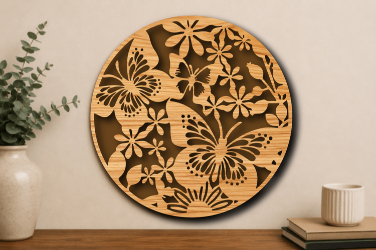 Butterfly Mandala SVGs Image 4