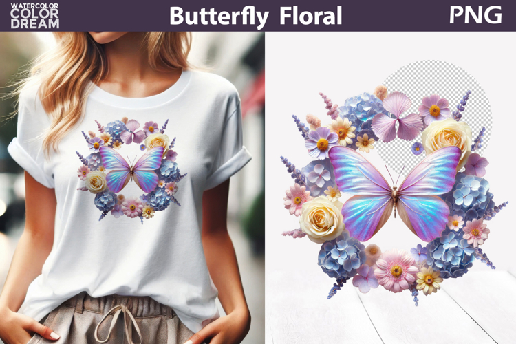 Pink Butterfly Clipart Image 5