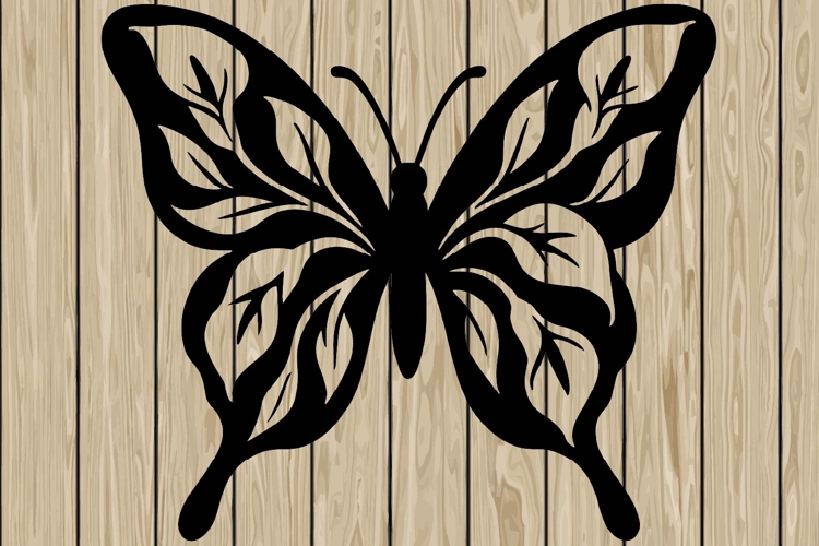 Silhouette Butterfly Svg Image 9