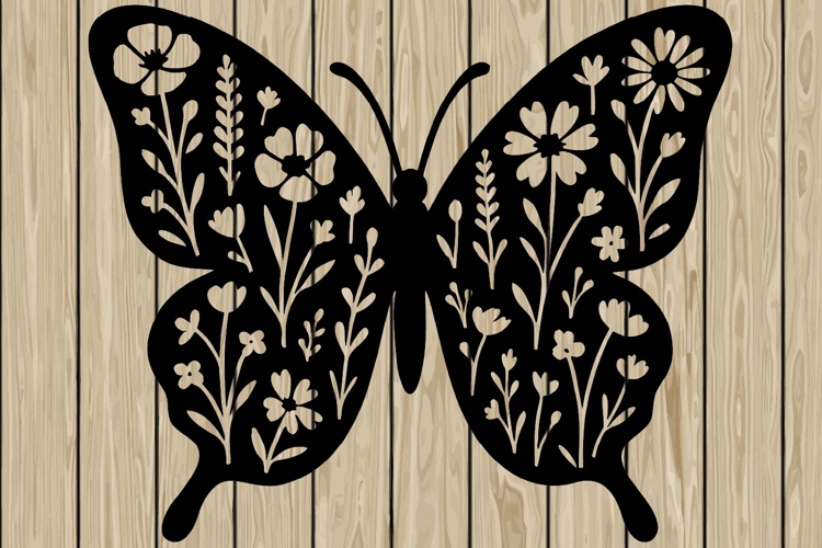 Silhouette Butterfly Svg Image 8