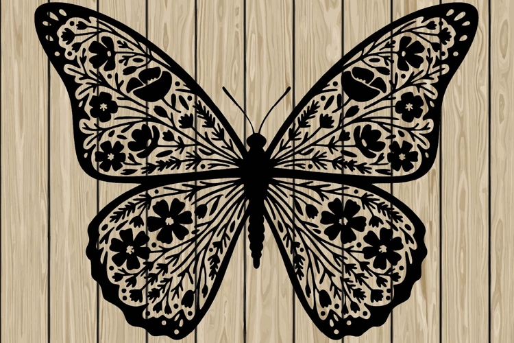 Silhouette Butterfly Svg Image 6